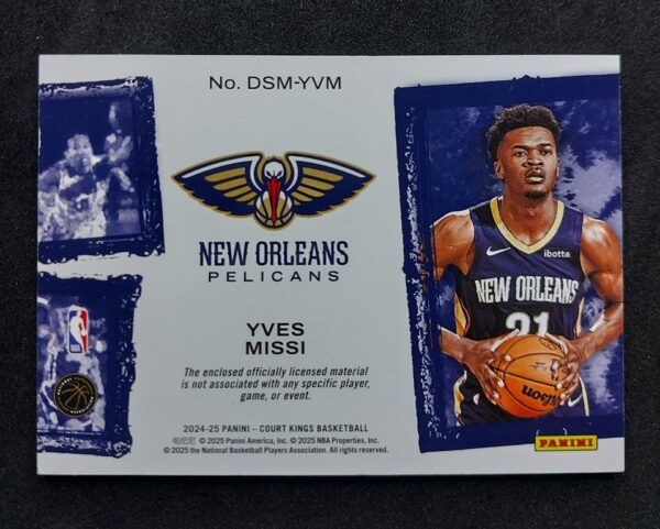 2024-25 Panini Court Kings Debut Showcase Yves Missi