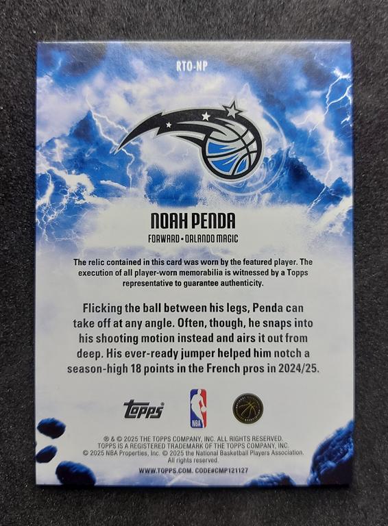 2025-26 Topps Rise to the Occasion Noah Penda