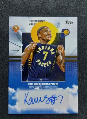 2025-26 Topps Contemporary Marks Kam Jones RC Auto