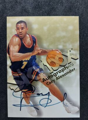 1998-99 Skybox Autographics Cory Alexander Auto
