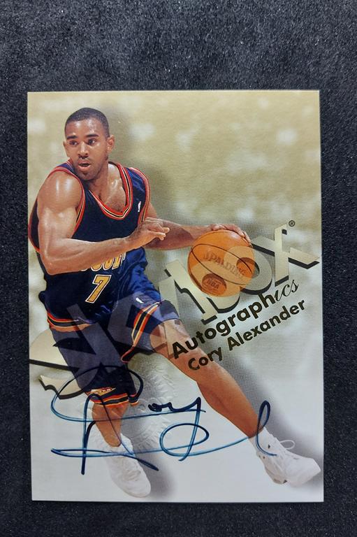 1998-99 Skybox Autographics Cory Alexander Auto
