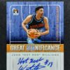 2018-19 Panini Hoops Great Significance John Hot Rod Williams Auto