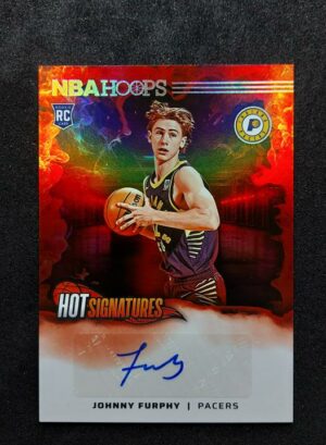 2024-25 Panini Hoops Hot Signatures Johnny Furphy RC Auto