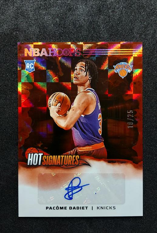 2024-25 Panini Hoops Hot Signatures Pacome Dadiet 18/25 RC Auto