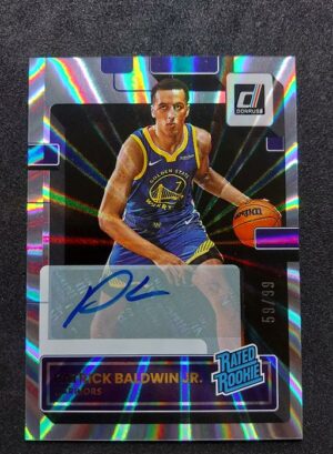 2022-23 Panini Donruss Patrick Baldwin Jr. RC Auto 59/99