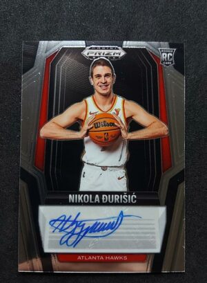 2024-25 Panini Prizm Black Nikola Durisic RC Auto