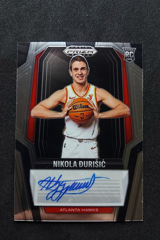 2024-25 Panini Prizm Black Nikola Durisic RC Auto
