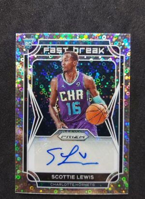 2021-22 Panini Prizm Fast Break Scottie Lewis RC Auto