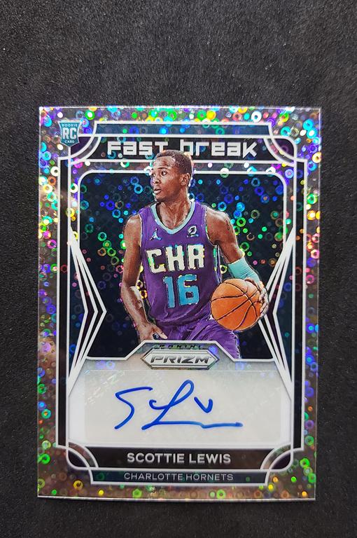 2021-22 Panini Prizm Fast Break Scottie Lewis RC Auto