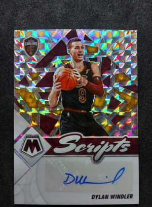 2021-22 Panini Mosaic Scripts Dylan Windler Auto