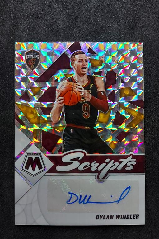 2021-22 Panini Mosaic Scripts Dylan Windler Auto