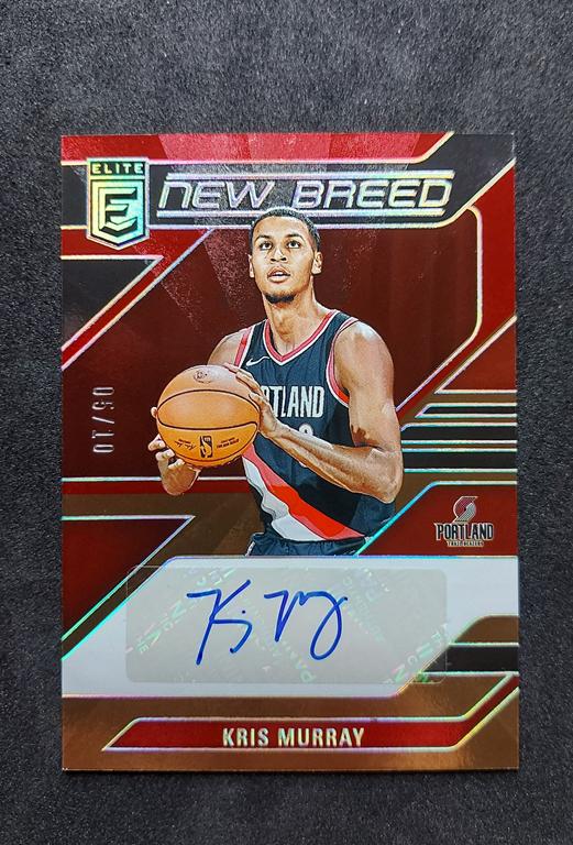 2023-24 Panini Elite New Breed Kris Murray RC Auto 05/10