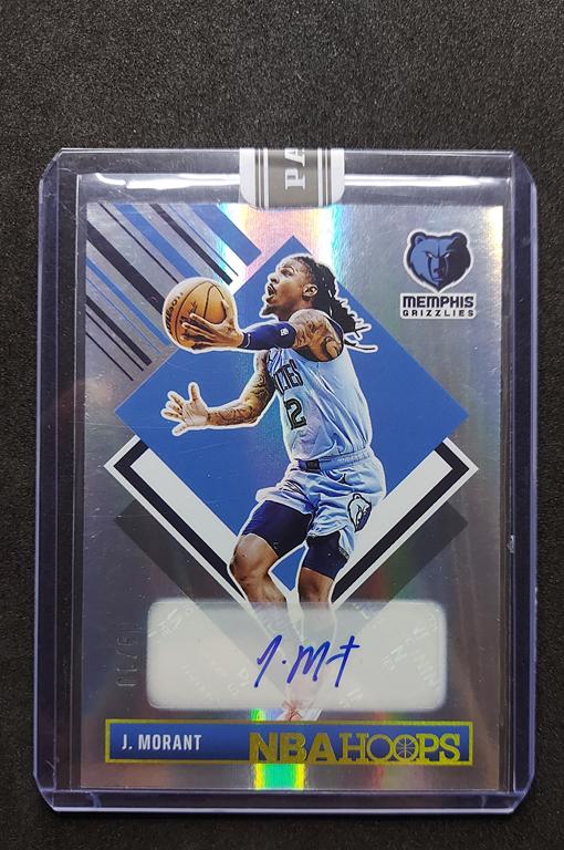 2024-25 Panini Hoops Tribute Ja Morant Auto 09/10