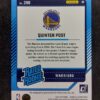 2024-25 Panini Donruss Quinten Post RC Auto 7/8