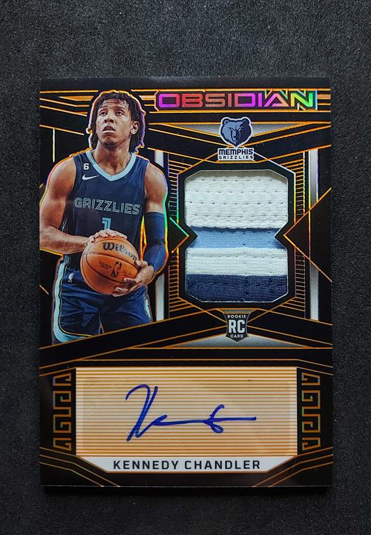2022-23 Panini Obsidian Kennedy Chandler RPA RC Auto 29/35