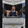 2022-23 Panini Obsidian Kennedy Chandler RPA RC Auto 29/35