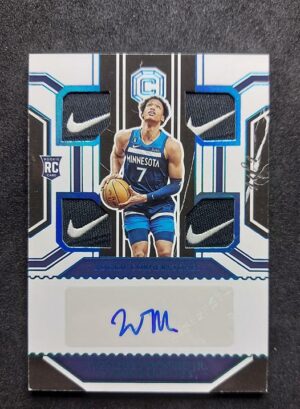 2022-23 Panini Chronicles Cornerstones Wendell Moore Jr RPA RC Auto 1/1