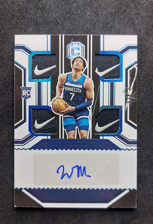 2022-23 Panini Chronicles Cornerstones Wendell Moore Jr RPA RC Auto 1/1