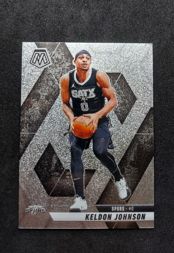 2024-25 Panini Mosaic Keldon Johnson Glitter SP #9