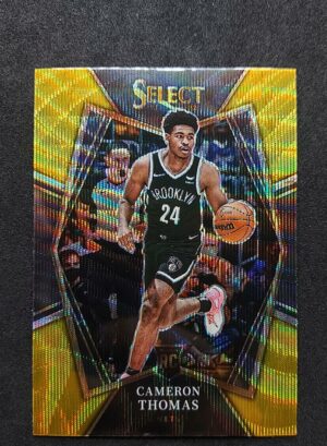 2021-22 Panini Select Cameron Thomas Gold Wave RC #126