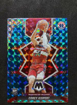 2021-22 Panini Mosaic Corey Kispert Peacock SSP #213