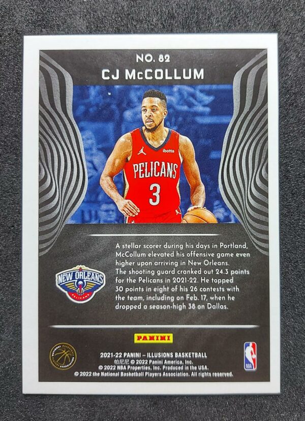 2021-22 Panini Illusions CJ McCollum 03/10 #82