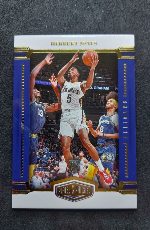 2021-22 Panini Chronicles Plates & Patches Herbert Jones RC 03/10 #423