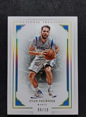 2015-16 Panini National Treasures Evan Fournier 09/10 #42