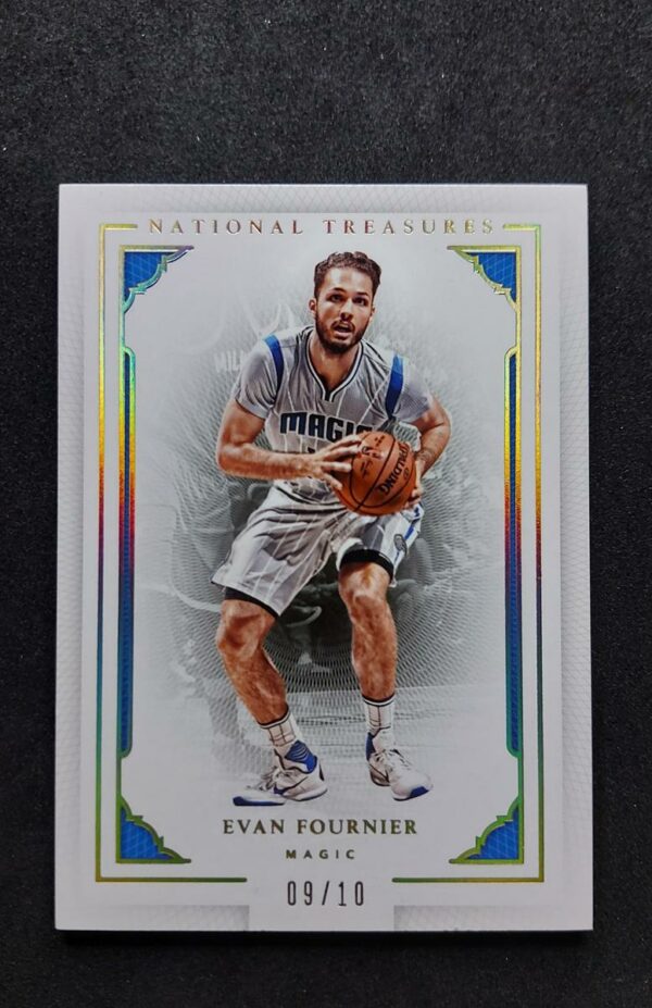 2015-16 Panini National Treasures Evan Fournier 09/10 #42