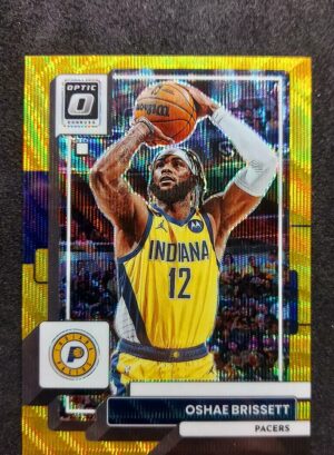 2022-23 Panini Optic Oshea Brissett Gold Wave 10/10 #73