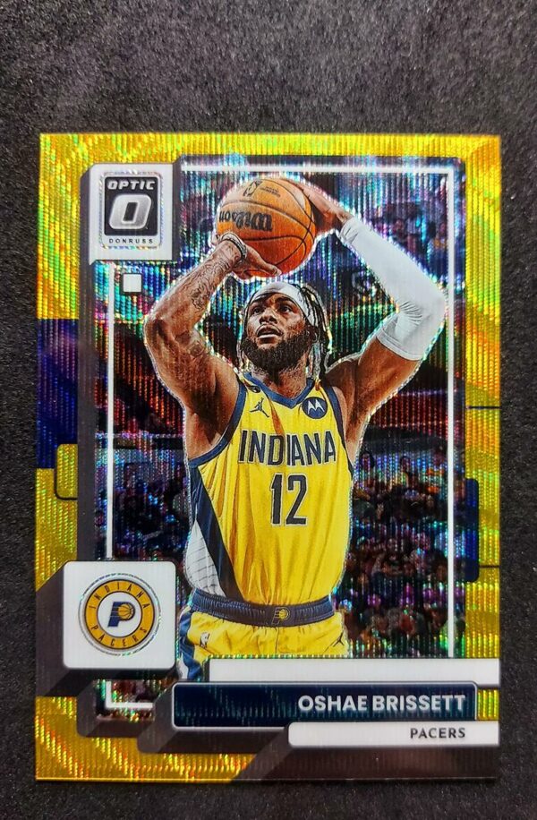 2022-23 Panini Optic Oshea Brissett Gold Wave 10/10 #73