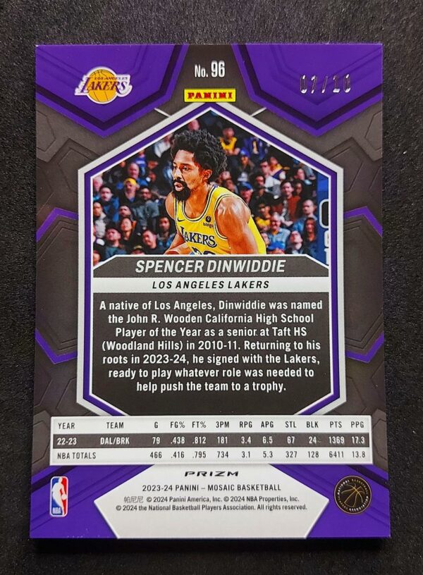 2023-24 Panini Mosaic Spencer Dinwiddie 07/10 #96