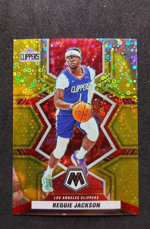 2021-22 Panini Mosaic Reggie Jackson 08/10 #183