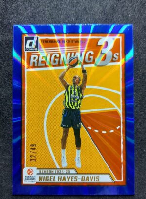 2024-25 Panini Donruss Euroleague Reigning 3S Nigel Hayes-Davis 32/49 #1