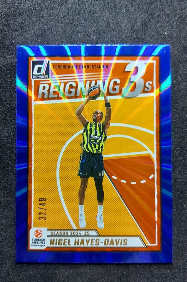 2024-25 Panini Donruss Euroleague Reigning 3S Nigel Hayes-Davis 32/49 #1