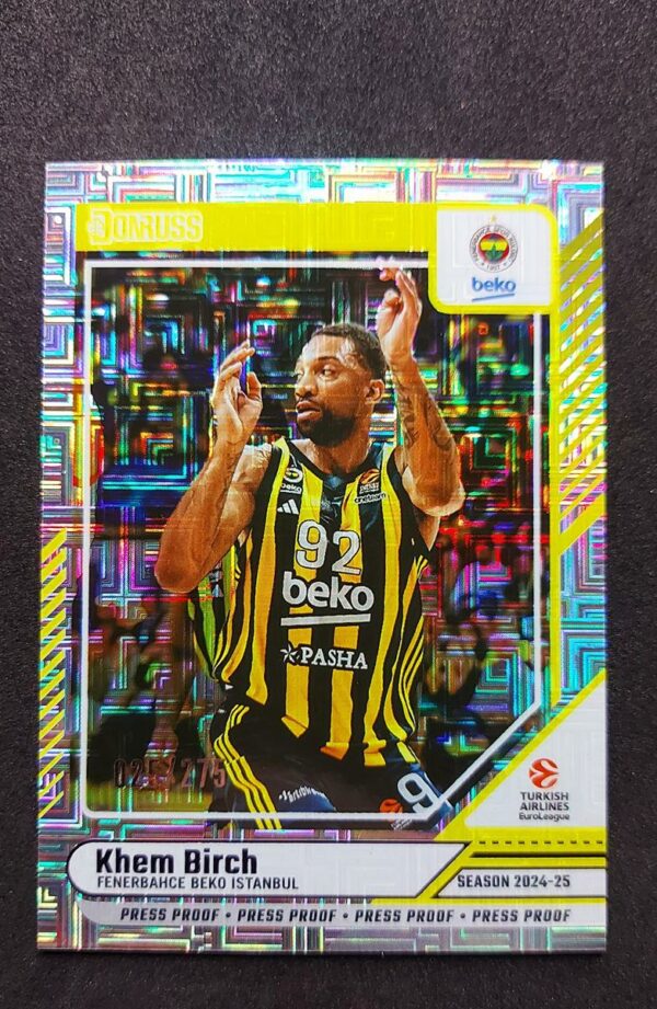 2024-25 Panini Donruss Euroleague Khem Birch 025/275 #9