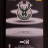 2024-25 Panini Noir Shadow Signatures AJ Johnson RC Auto 03/15