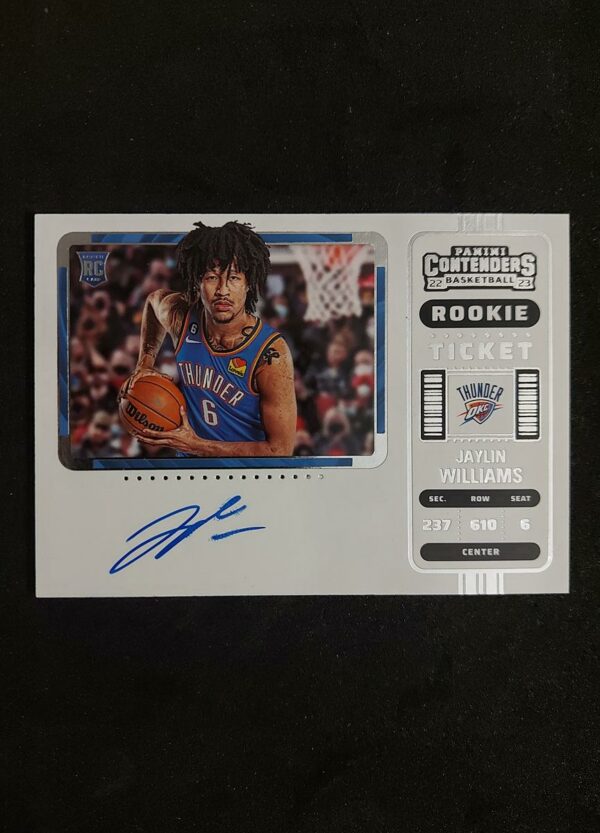 2022-23 Panini Contenders Rookie Ticket Jaylin Williams RC Auto