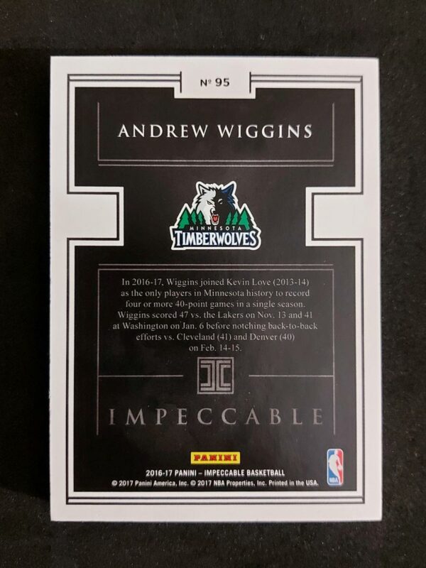 20260429_232516 2016-17 Panini Impeccable Silver Bar Andrew Wiggins 08/16