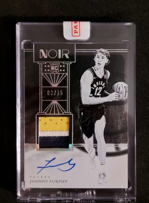 2024-25 Panini Noir Johnny Furphy RPA RC Auto 03/15