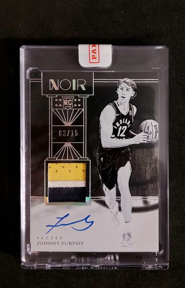 2024-25 Panini Noir Johnny Furphy RPA RC Auto 03/15