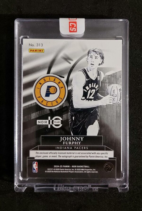 2024-25 Panini Noir Johnny Furphy RPA RC Auto 03/15