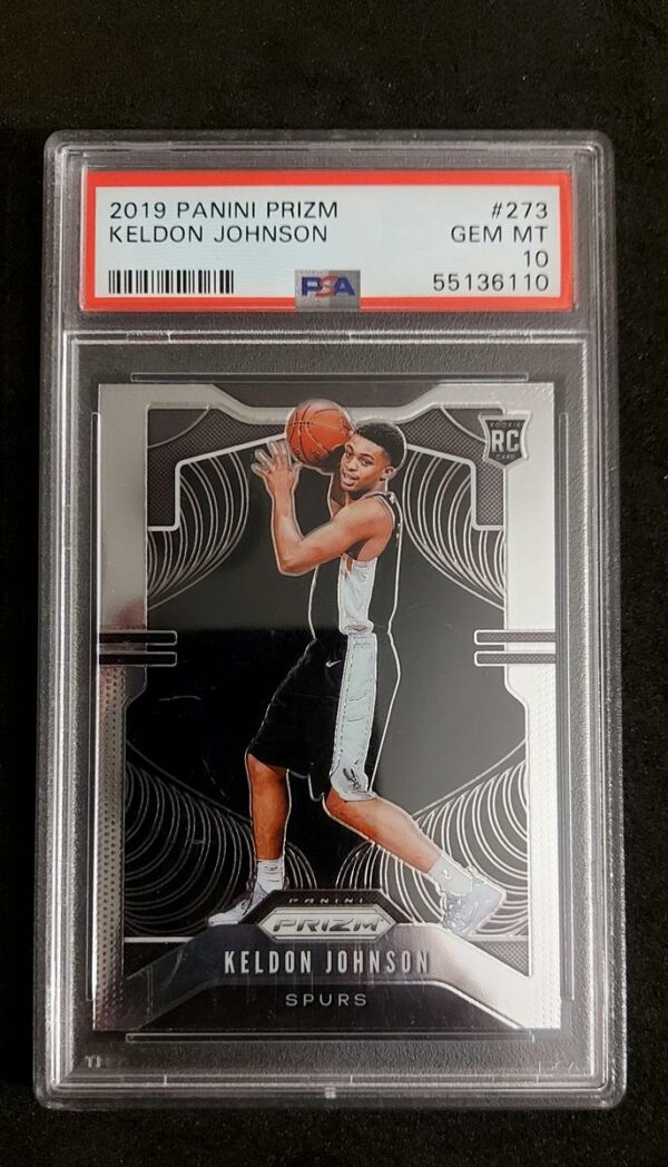 2019-20 Panini Prizm Keldon Johnson RC #273 PSA 10