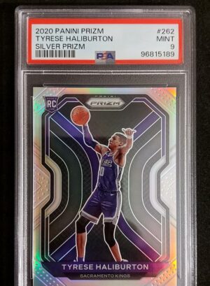 2020-21 Panini Prizm Tyrese Haliburton Silver RC PSA 9