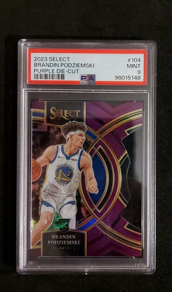 2023-24 Panini Select Brandin Podziemski RC 67/99 PSA 9