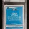 2020-21 Panini Donruss Devin Vassell RC Auto 18/20 PSA 10