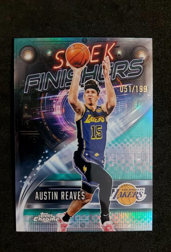 2025-26 Topps Chrome Sleek Finishers Austin Reaves 051/199