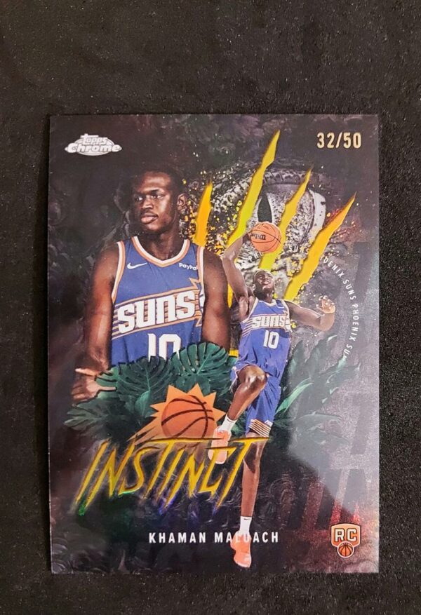 2025-26 Topps Chrome Instinct Khaman Maluach 32/50 RC