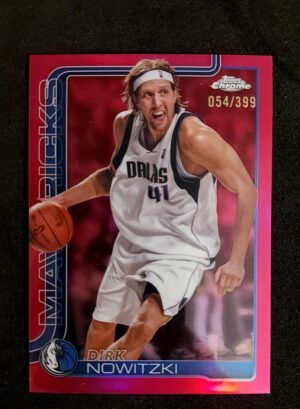 2025-26 Topps Chrome Dirk Nowitzki #246 054/399