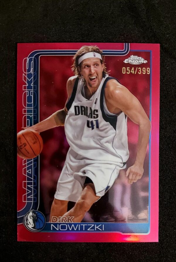 2025-26 Topps Chrome Dirk Nowitzki #246 054/399